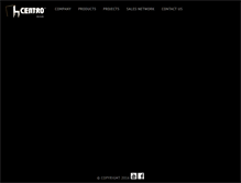 Tablet Screenshot of centrohome.com